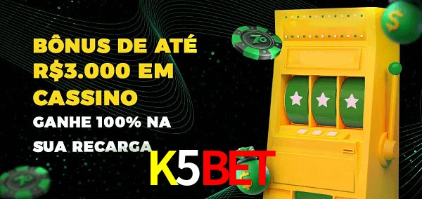 K5BET melhor bônus de depósito